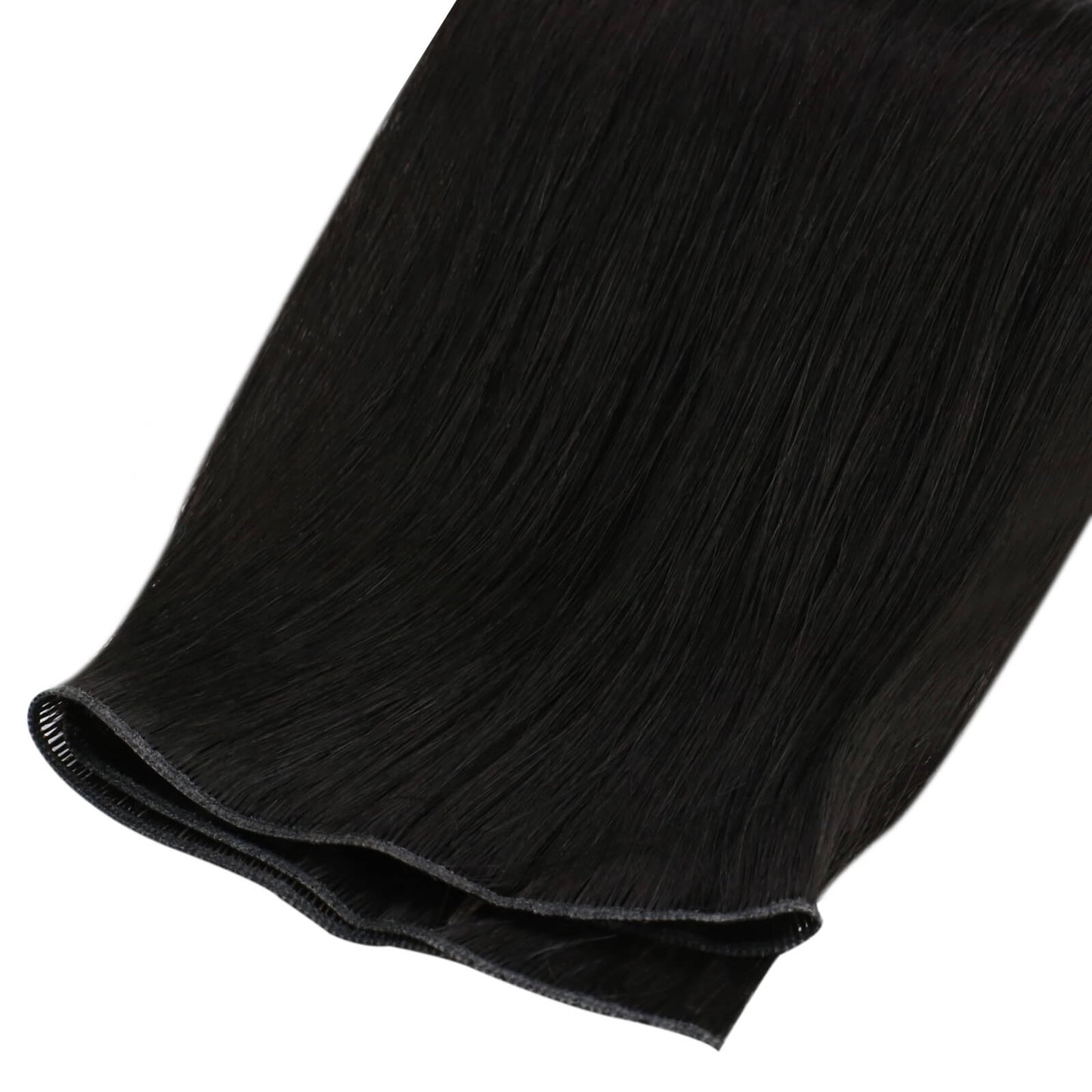 Virgin Bundles Invisible Genius Weft Brazilian Human Hair Off Black (#1B)