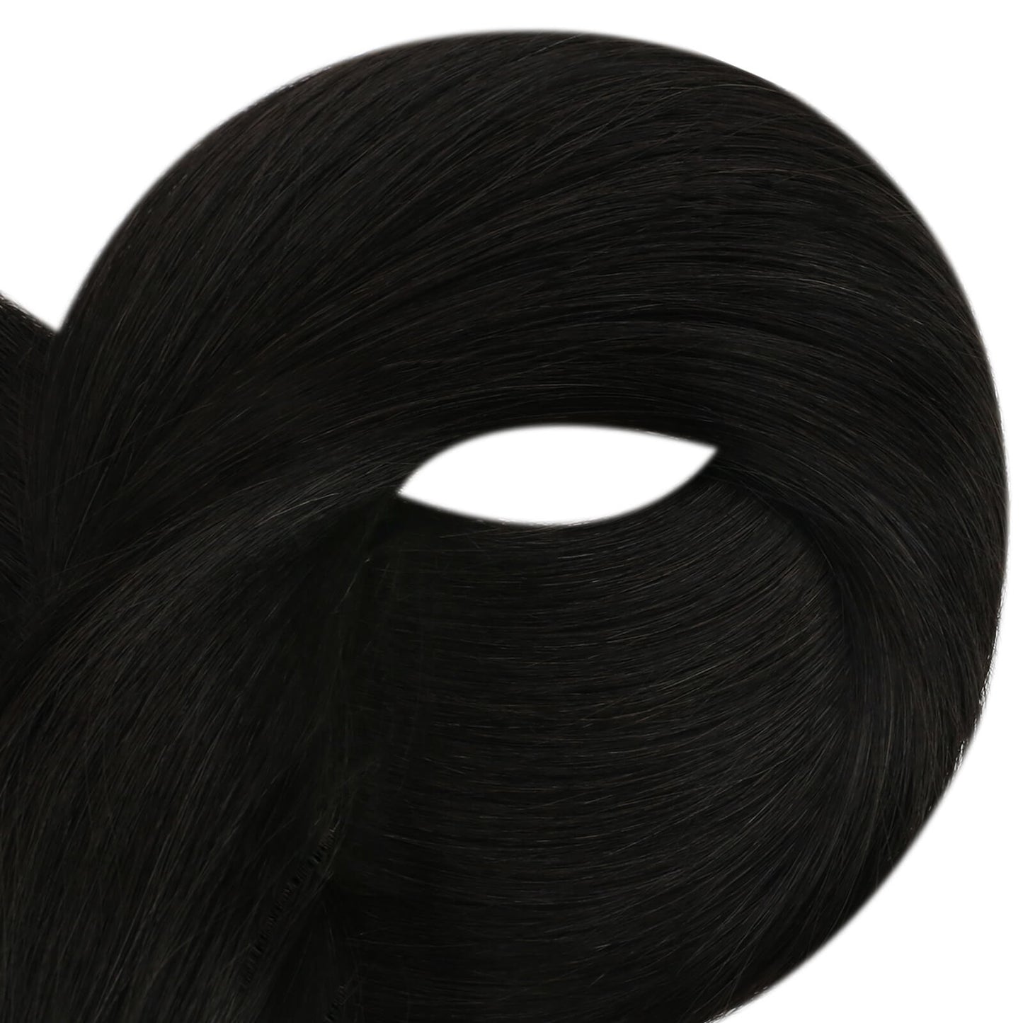 Virgin Bundles Invisible Genius Weft Brazilian Human Hair Off Black (#1B)