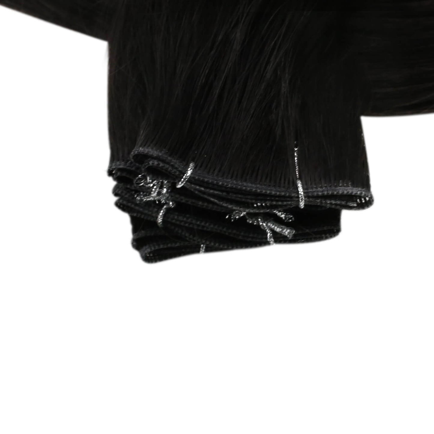 Virgin Bundles Invisible Genius Weft Brazilian Human Hair Off Black (#1B)