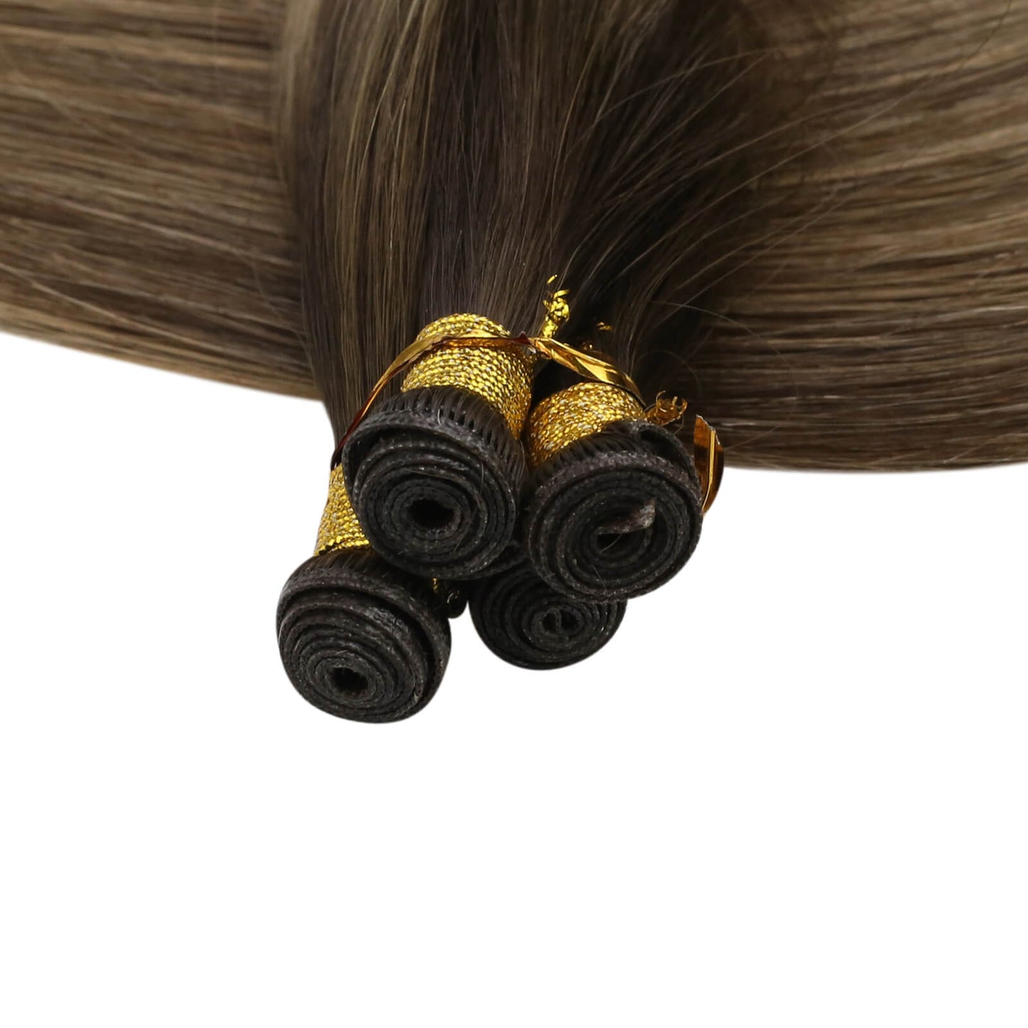 Human Hair Weft Virgin Bundles Genius Weft Brazilian Invisible Hair (#BM)