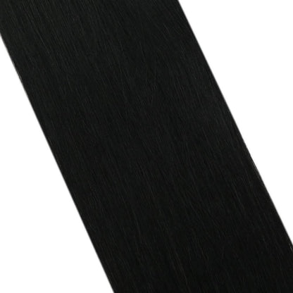 [US]Virgin Tape In Hair Raw Hair Extension Moresoo Human Natural Hair Jet Black (#1)