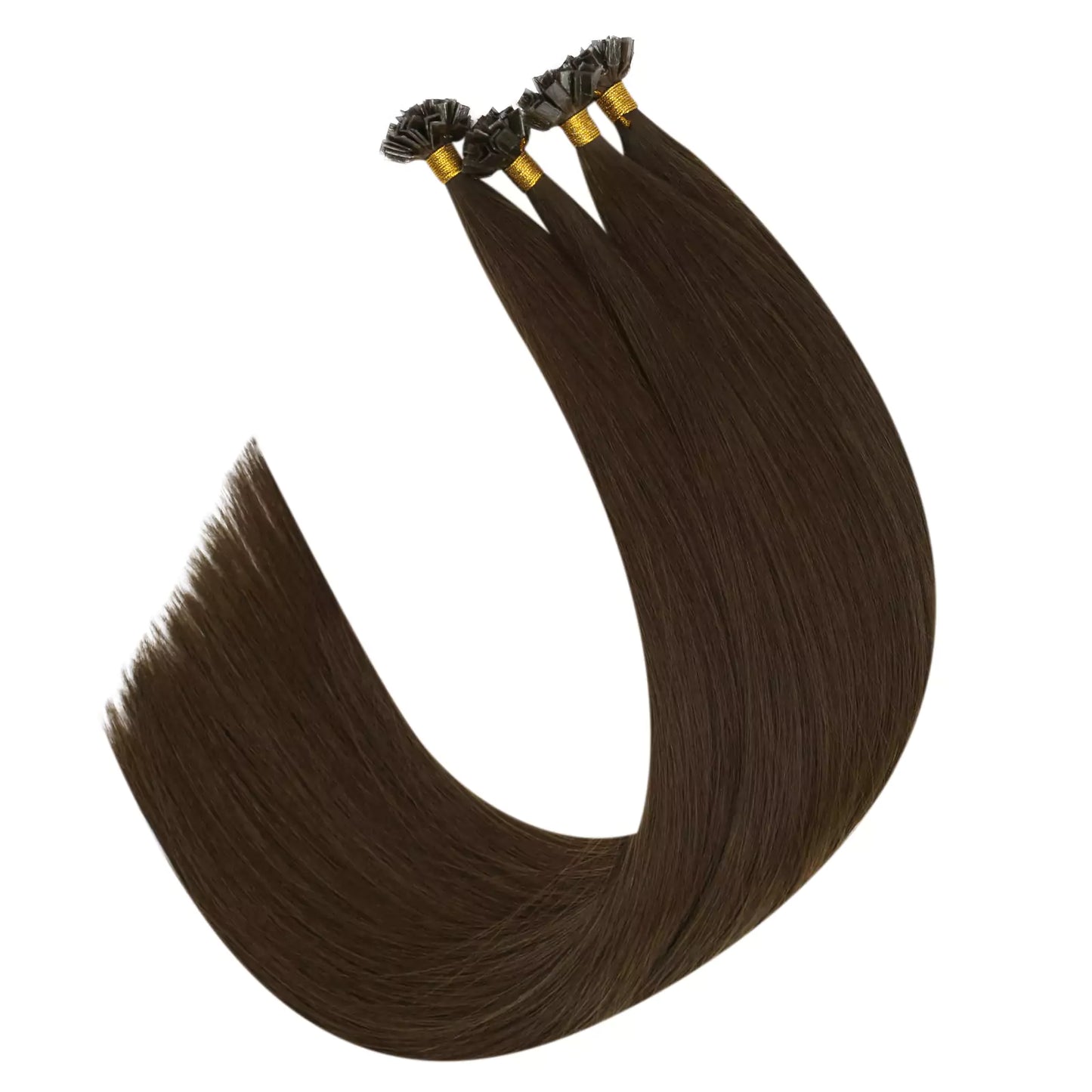 K Tip Hair Professional Virgin Hair Extensions Dark Brown #4