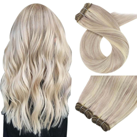 [US] Highlight Virgin Bundles Sew In Weft Human Hair Extensions (#18/613)