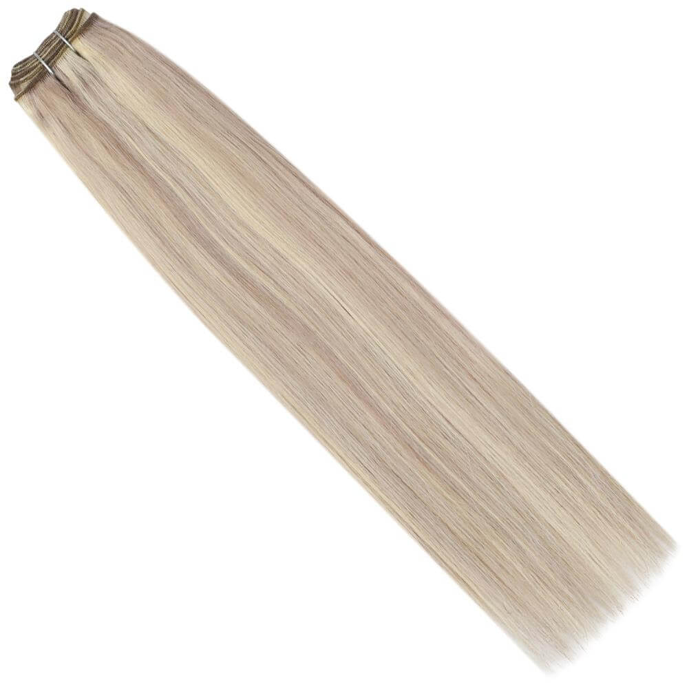 [US] Highlight Virgin Bundles Sew In Weft Human Hair Extensions (#18/613)