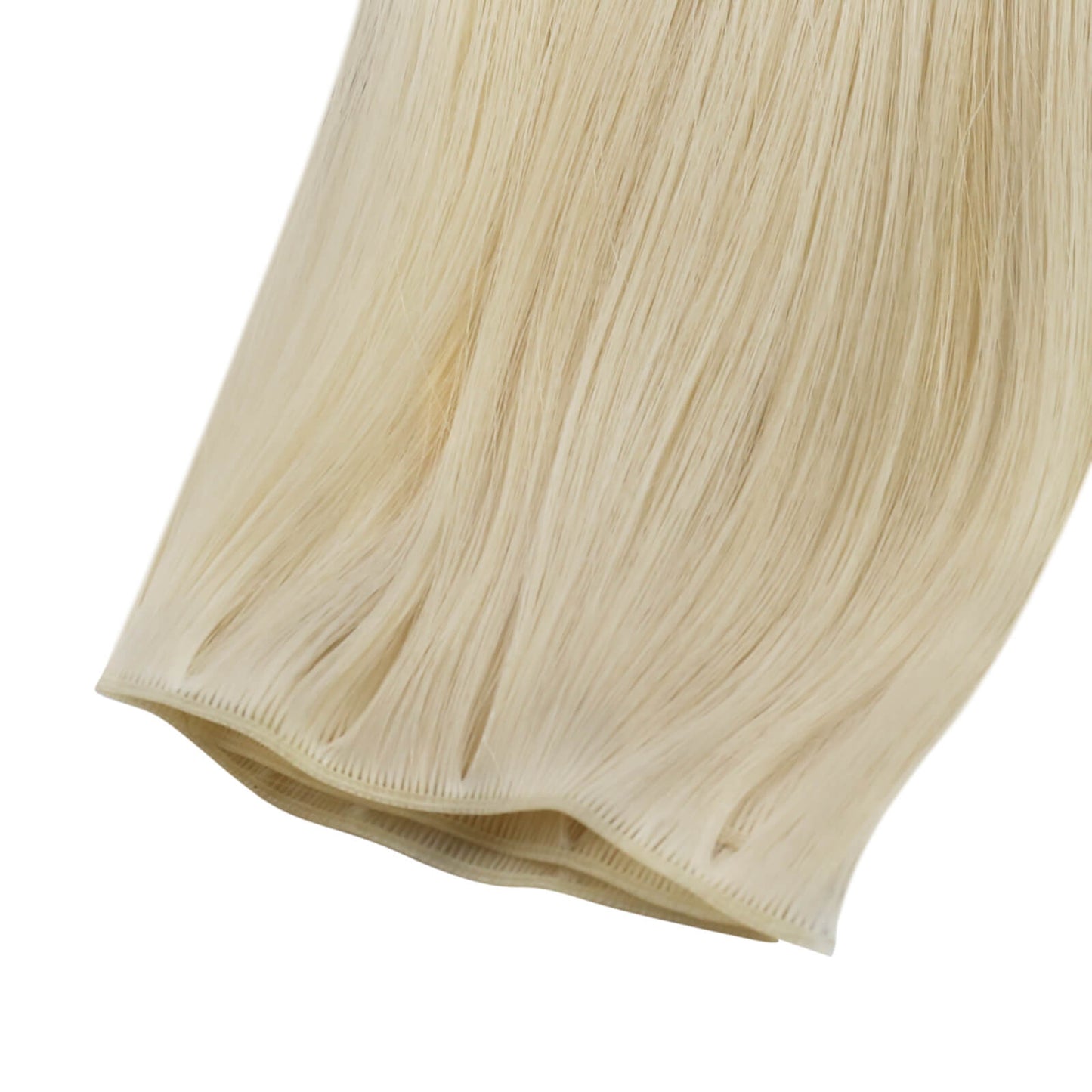 Virgin Invisible Genius Weft Platinum Blonde Brazilian Human Hair Bundles  (#60)
